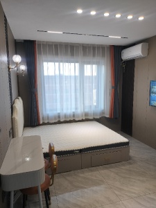 西街財(cái)政局東把道邊公寓，新裝，月租。